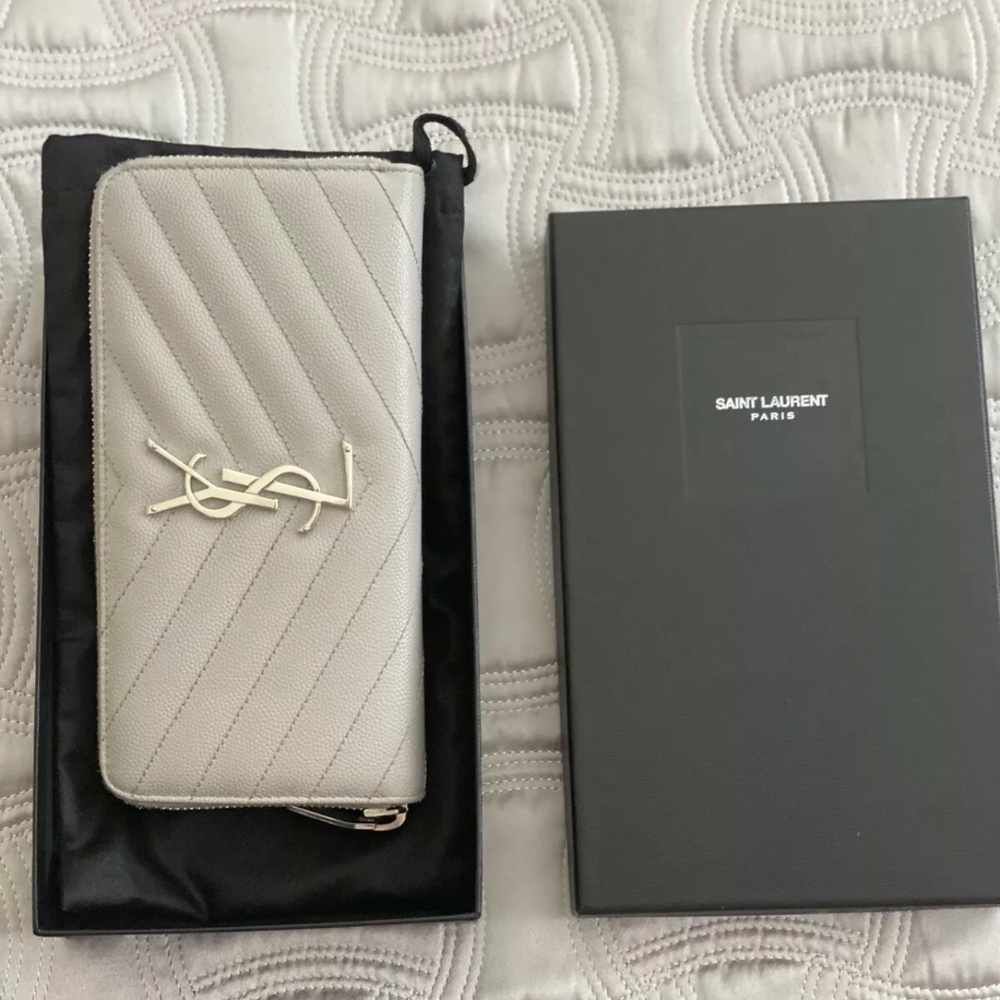 SAINT LAURENT Monogram Large Flap Wallet